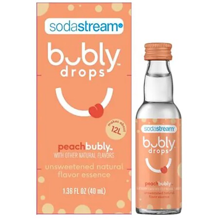 Sodastream SodaStream Bubly drops Peach Fruit Drops 1.36 oz 1 pk 1025260010